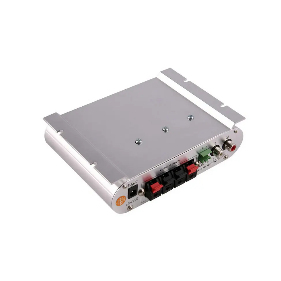 Мини HiFi серебряный 12 В 200 Вт CD MP3 Радио автомобильный двигатель лодка домашний