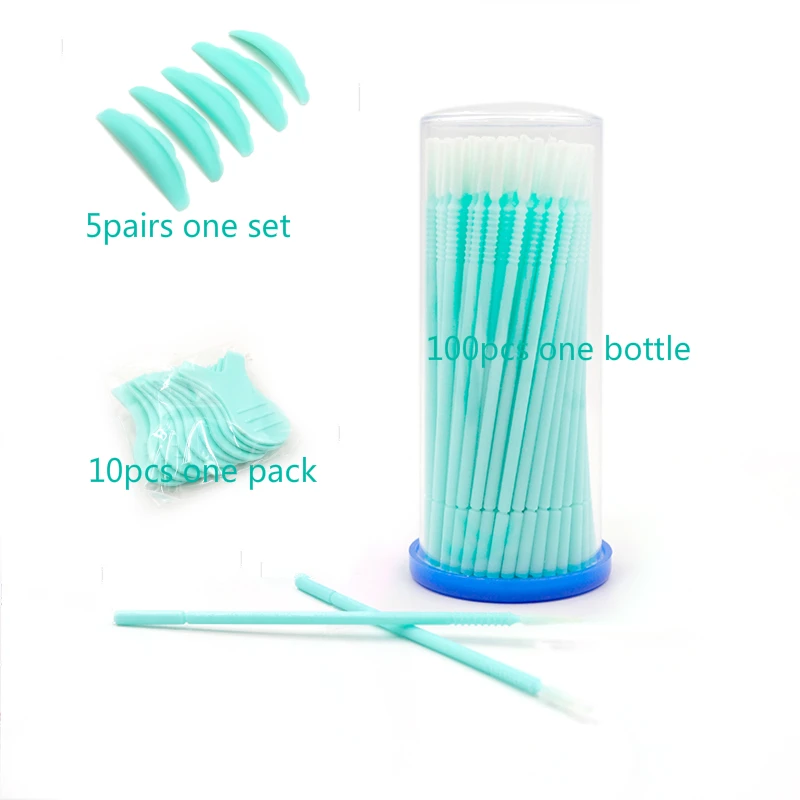 Набор силиконовых накладок green seire подтяжка для ресниц набор удлинения завивка Y