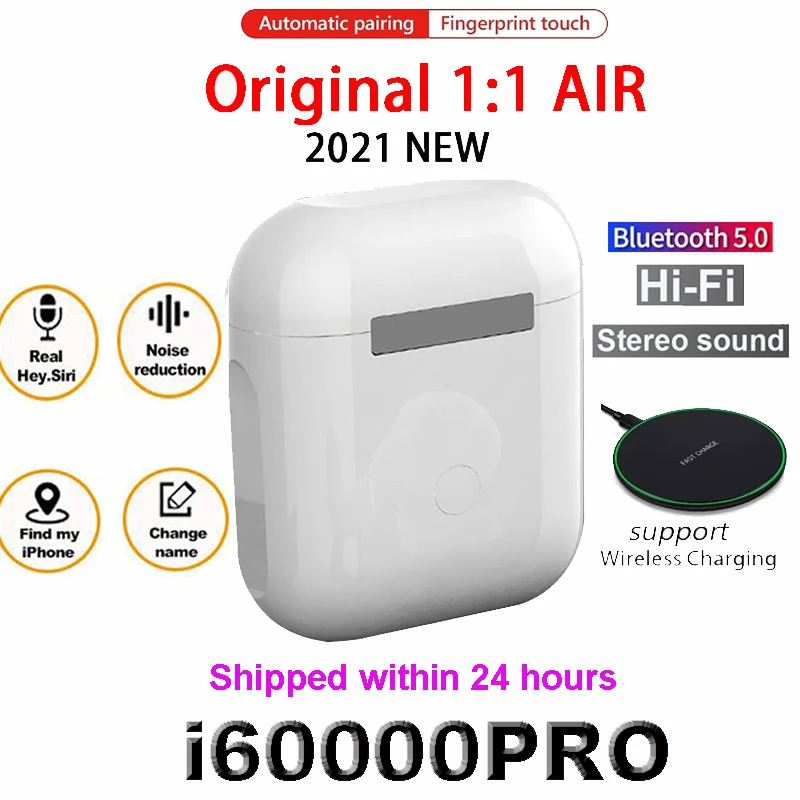 

2021 New i60000 PRO Tws 1:1 GPS Rename Wireless Bluetooth Headsets PK i7 i11 i14 i15 i16 i18 i30 i20 i1000 PLUS i2000 i9000MAX