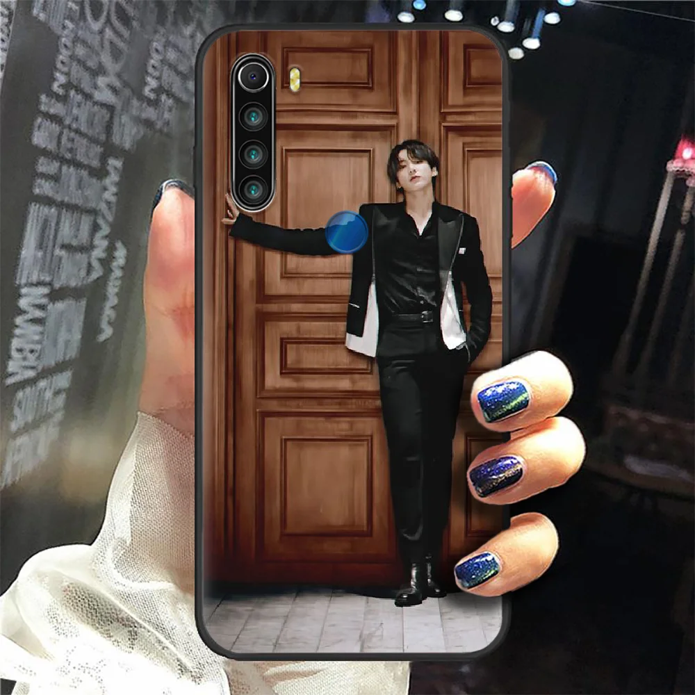

Bangtan Boys Jeon Jung Kook Phone Case Cover Hull For XIAOMI Redmi 7 7A 8 8A 9 9C Note 6 7 8 9 9S K20 Pro K30 black Prime