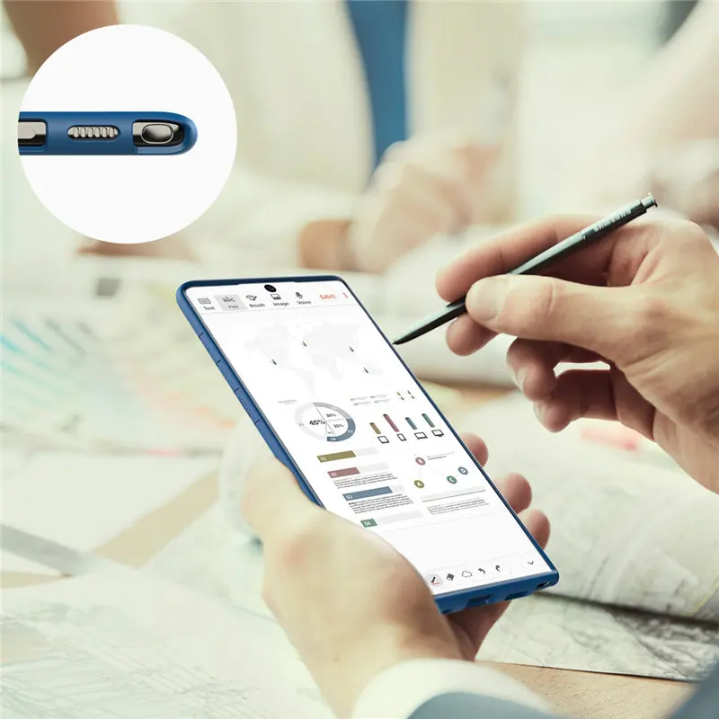 Чехол SUPCASE для samsung Galaxy Note 10 Plus( выпуск) UB style Premium Hybrid TPU бампер защитный прозрачный PC задняя крышка