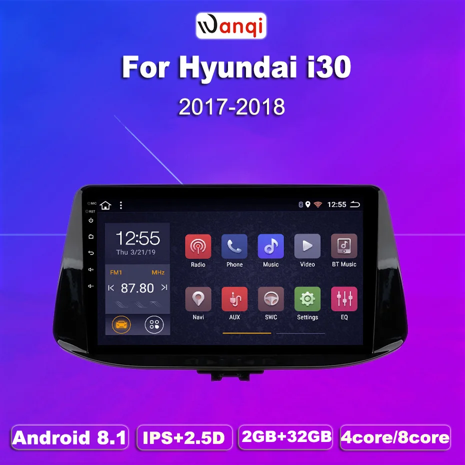 2G ram 32G rom Android 8 1 автомобильный стерео dvd плеер GPS навигационная система ГЛОНАСС для