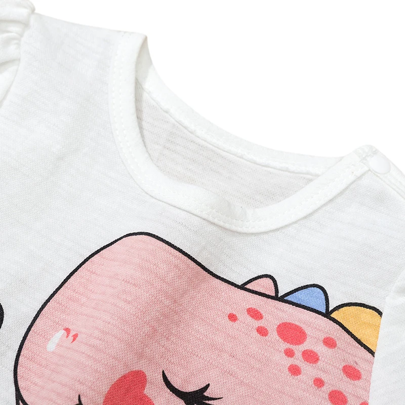 

Toddler Newborn Baby Boys Girls Cute Cartoon Printed One-piece Romper Cotton Jumpsuit 0-18M