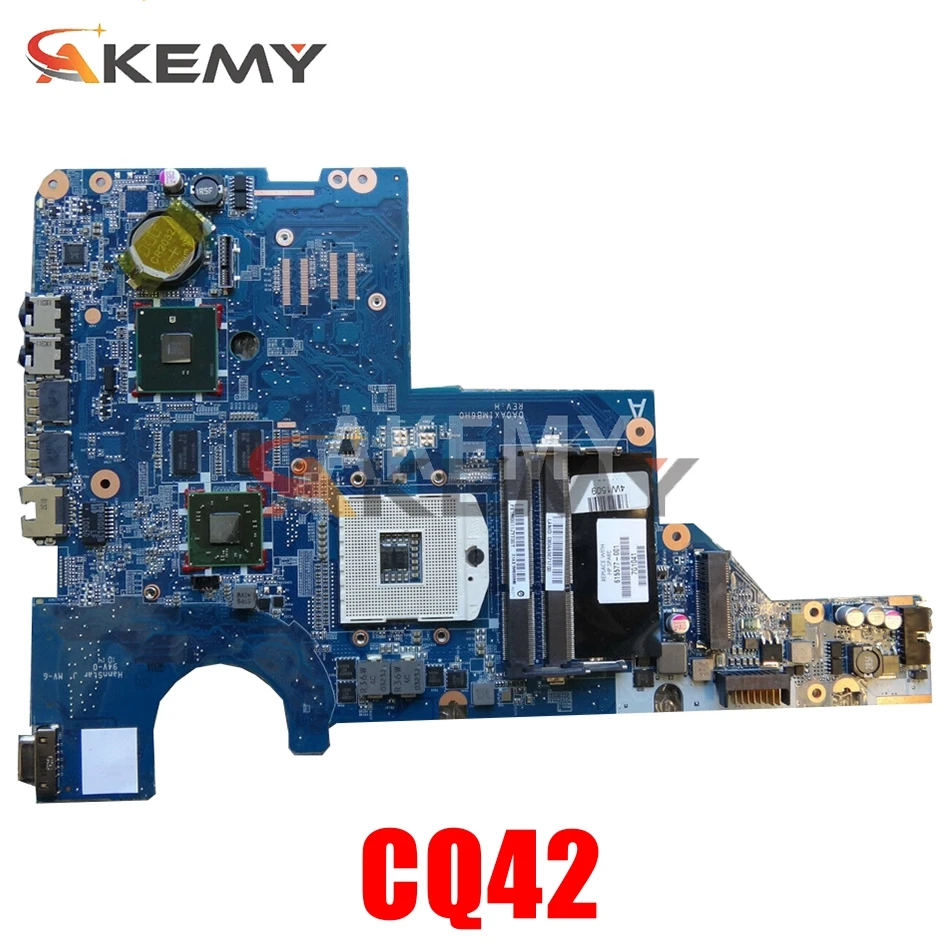 

Материнская плата Akemy 595183-001 для ноутбука HP CQ42 G42 G62 CQ62 материнская плата DAOAX1MB6F0 DA0AX1MB6H0 100% оригинал