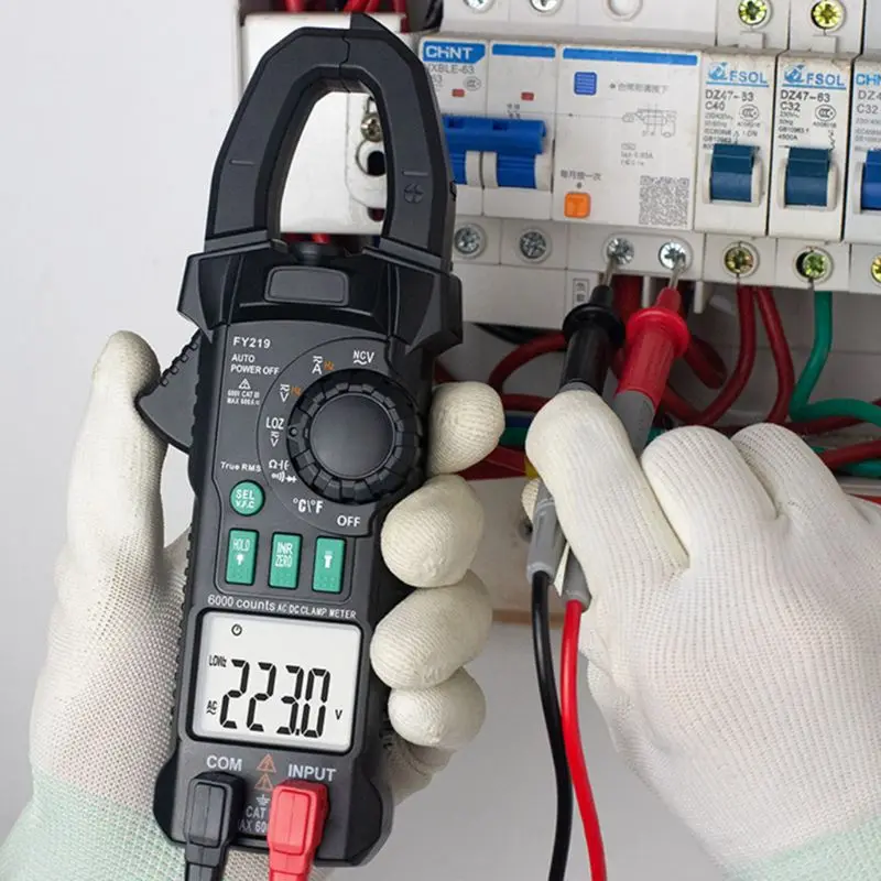 

High Precision Clamp Meter Multimeter Dual Display Digital Ammeter AC / DC Portable Voltage Current Tester Pliers Tool
