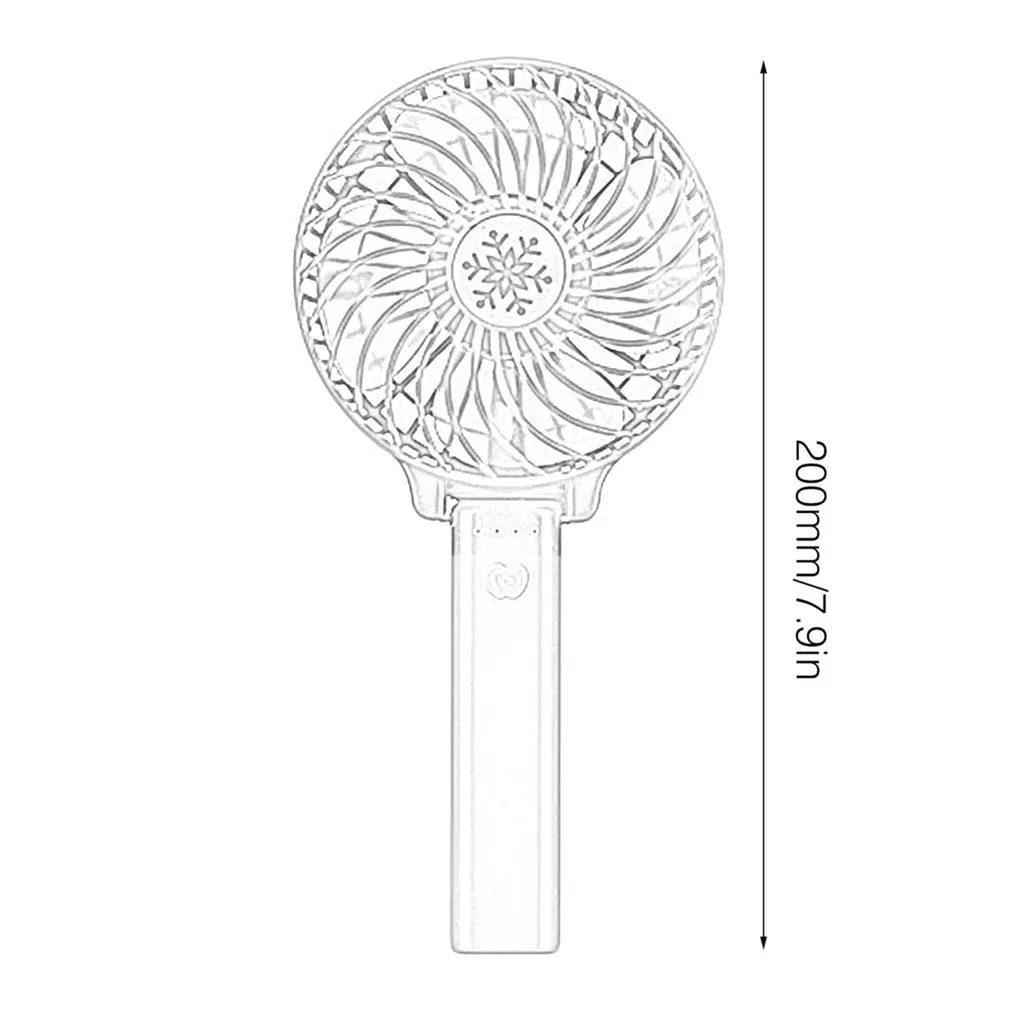 

2018 Mini USB Rechargeable Foldable fan 3 Speed Adjustable Handheld FanPortable Hand Fan Cooler Cooling Fan for Outdoor Travel