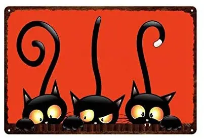 

Рождественский Хэллоуин металлический жестяной знак Ретро потертая шикарная Тыква Санта анти-выцветающий Настенный декор жестяной знак ...