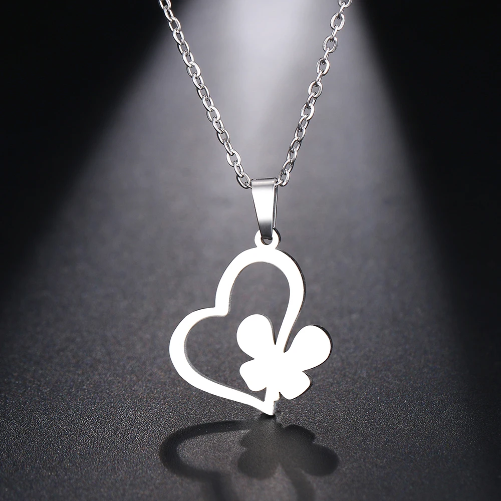 Ожерелье из нержавеющей стали для мужчин и женщин ожерелье с подвеской в виде