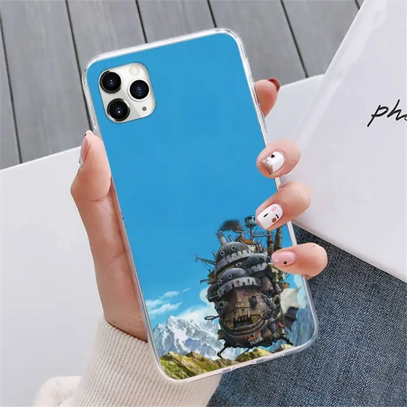 

Howls Moving Castle Phone Cases For iphone 12 5 5s 5c se 6 6s 7 8 plus x xs xr 11 pro max mini
