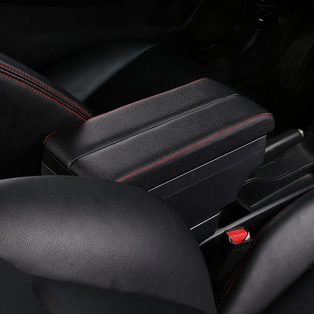 for hyundai accent armrest box central content box interior accent armrests storage car styling accessories part with usb free global shipping