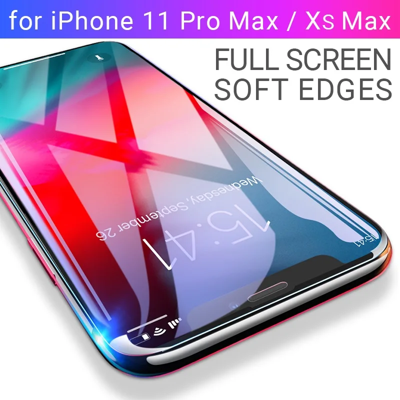 G2 11ProMax I Xs Max hoco закаленное стекло для 11 Pro Max X Xr Xs Max защита экрана против отпечатков пальцев ударопрочное 3D края ультра тонкое пленка защита скрин протектор защита от ударов царапин пленка на экран защитное стекло айфон - Цвет: G2 11ProMax I Xs Max