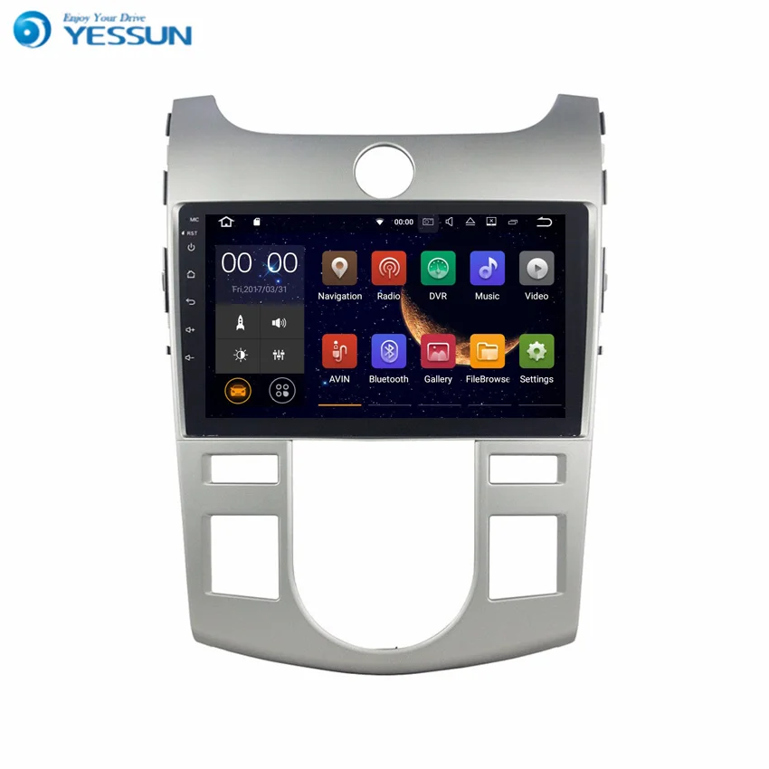 

Автомобильный мультимедийный аудио, видео, радио, мультисенсорный экран YESSUN, для KIA Forte / Cerato 2008 ~ 2012, Android gps-навигация, dvd-плеер