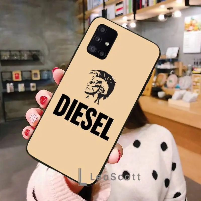 

Italian luxury brand Diesel Phone Case For Samsung A50 A51 A71 A20E A20S S10 S20 S21 S30 Plus ultra 5G M11