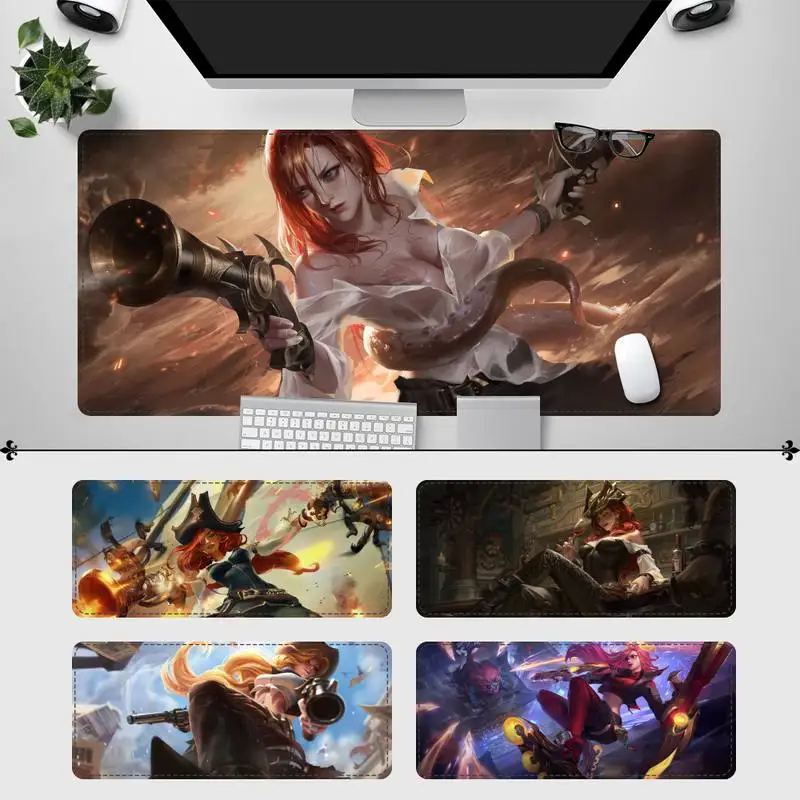 

League of Legend Miss Fortune Gaming Mouse Pad Laptop Computer Mause Pad Desk Mat For Big Gaming Mouse Mat For Overwatch/LOL