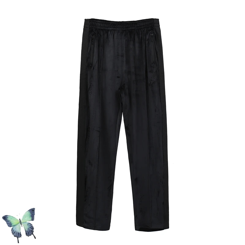 

AWGE Butterfly Embroidery Sweatpants Men Women High Quality Many Multiple Colour Trousers AWGE Drawstring Zipper Pocket Trousers