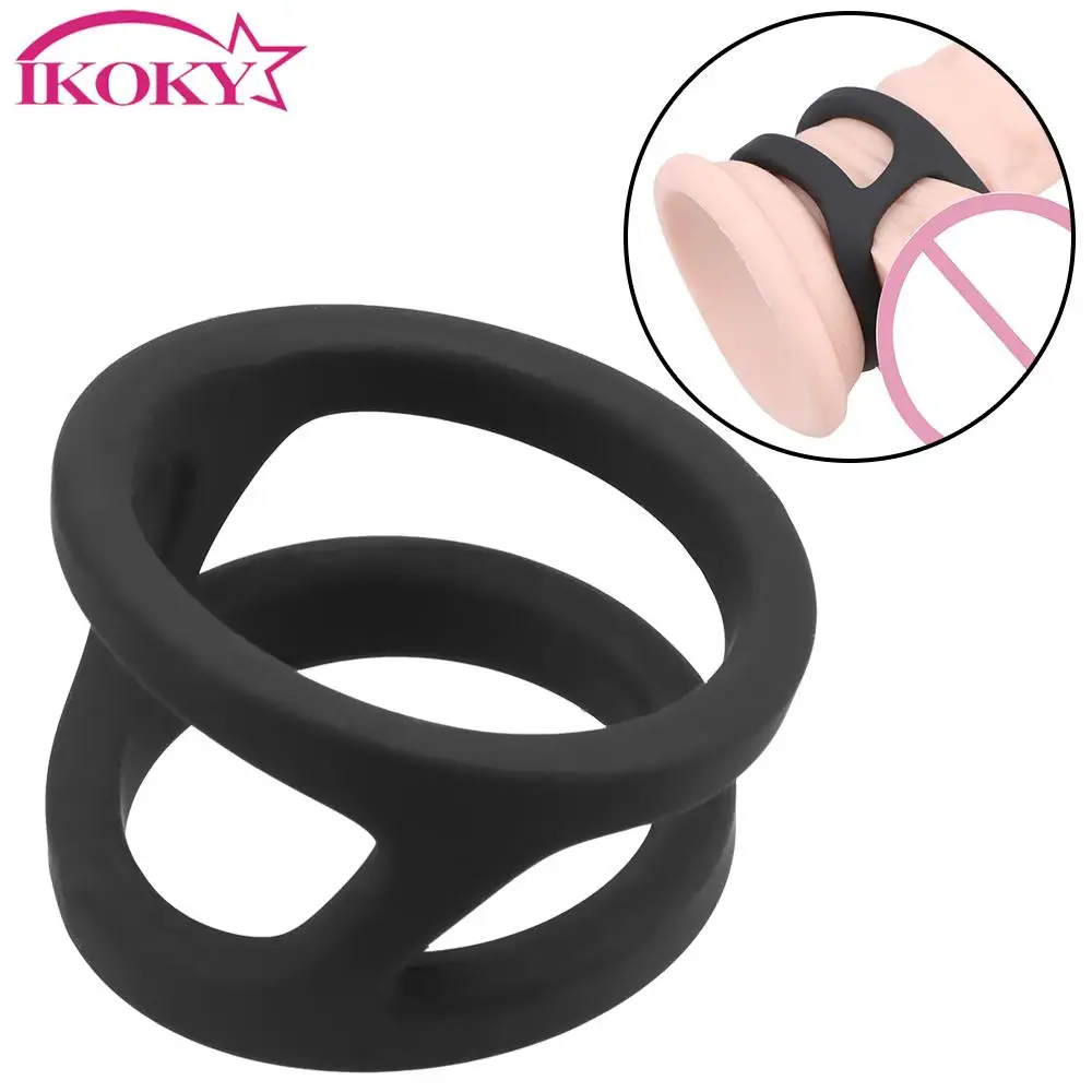 Силиконовый кольцо для мужского пениса мастурбатор УВЕЛИЧЕНИЕ ЧЛЕНА Strapon
