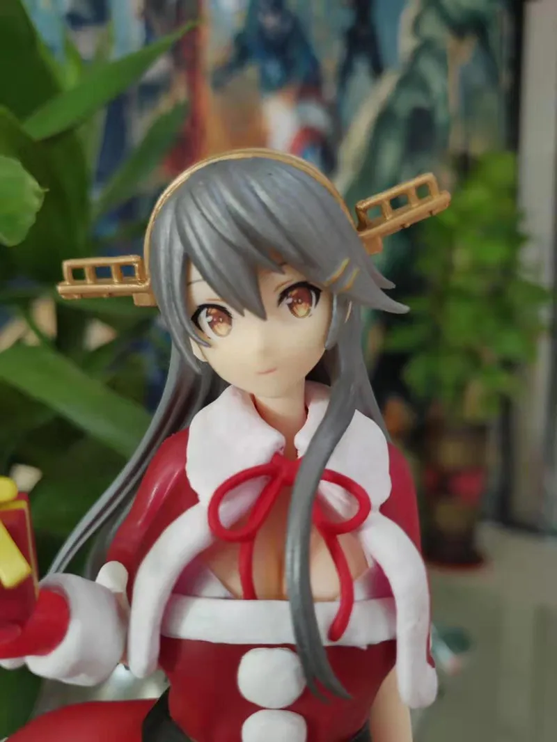 Японская Оригинальная фигурка аниме kantai collection Haruna рождественские костюмы героя