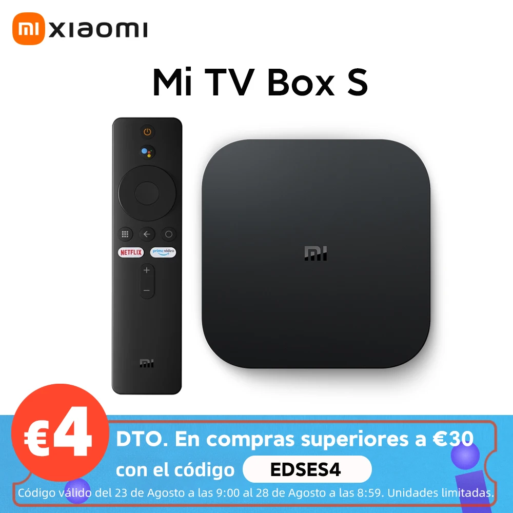 ТВ приставка Xiaomi Smart TV на Android глобальная версия 4K HDR 2 Гб ОЗУ 8 ПЗУ DTS Dolby HD
