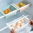 1 шт. Регулируемый выдвижной Стеллаж с выдвижными ящиками для холодильника, выдвижные ящики, новая разделительная полка для хранения на кухне