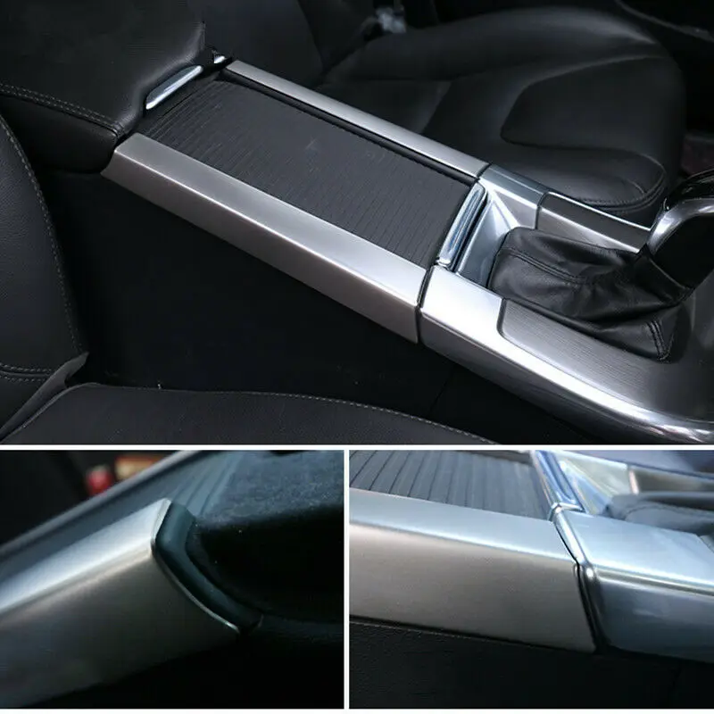 Car Styling Center Control Armrest Trim Stainless Steel Water Cup Holder Decoration Strips For Volvo XC60 S60 V60 | Автомобили и
