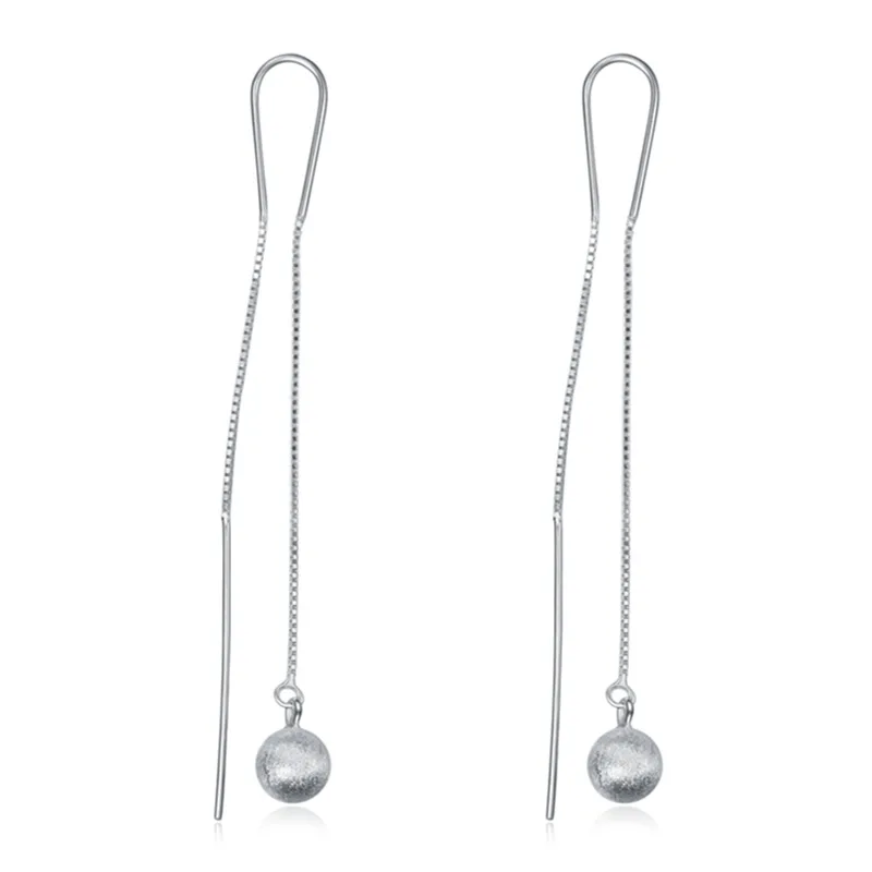 

Sterling Silver Long Earrings Temperament Female Earrings Jewelry Earings Pearl Earrings for Women Fashion Jewelry Ear Piercing