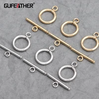 gufeather m604jewelry accessorieschain connectorhooks18k gold platedstainless steelot claspjewelry making6pairslot