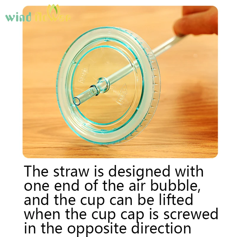 Ветровой цветок летняя бутылка для воды пластиковые измельченные льда бистратал