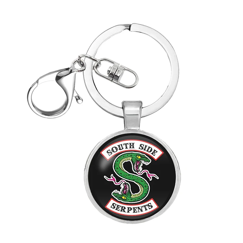 Модные брелоки с изображением ривердейла персонализированные фото Стеклянные