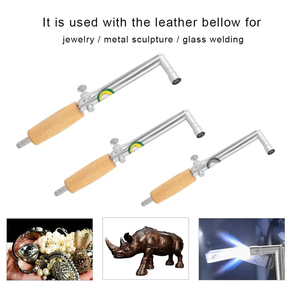 3 размера Нержавеющая сталь пламени газовый сварочный фонарь бреющая головка