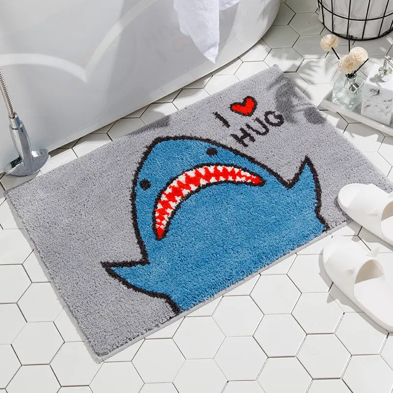 

Thick Cute Nonslip Bath Mat Doormat Water Absorption Bathroom Carpet Multiple Sizes Floor Rug Carpet for Bedroom Kitchen Toilet