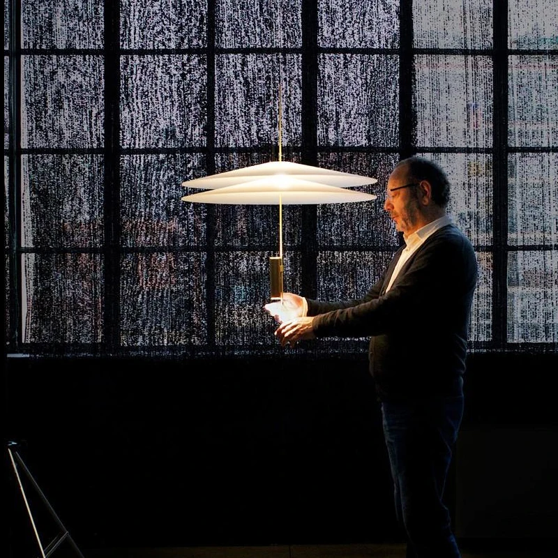 Дания белая Подвесная лампа копия света гостиная спальня обеденная дизайнерская