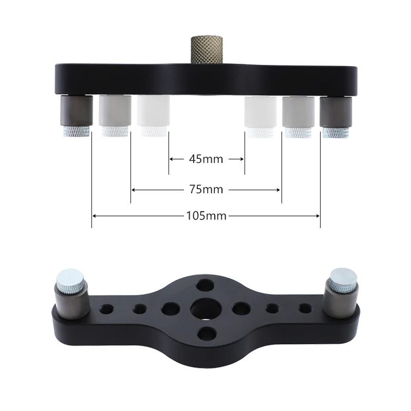 Самоцентрирующийся дюбель 6 8 10 мм направляющая для сверления из алюминиевого
