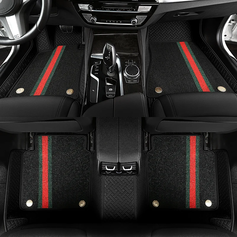 

Custom car floor mats for Haval F7 H6 F5 H4 H7 H5 H8 H9 M6 H2S H6coupe H1 H2 H3 Double foot mats auto accessories