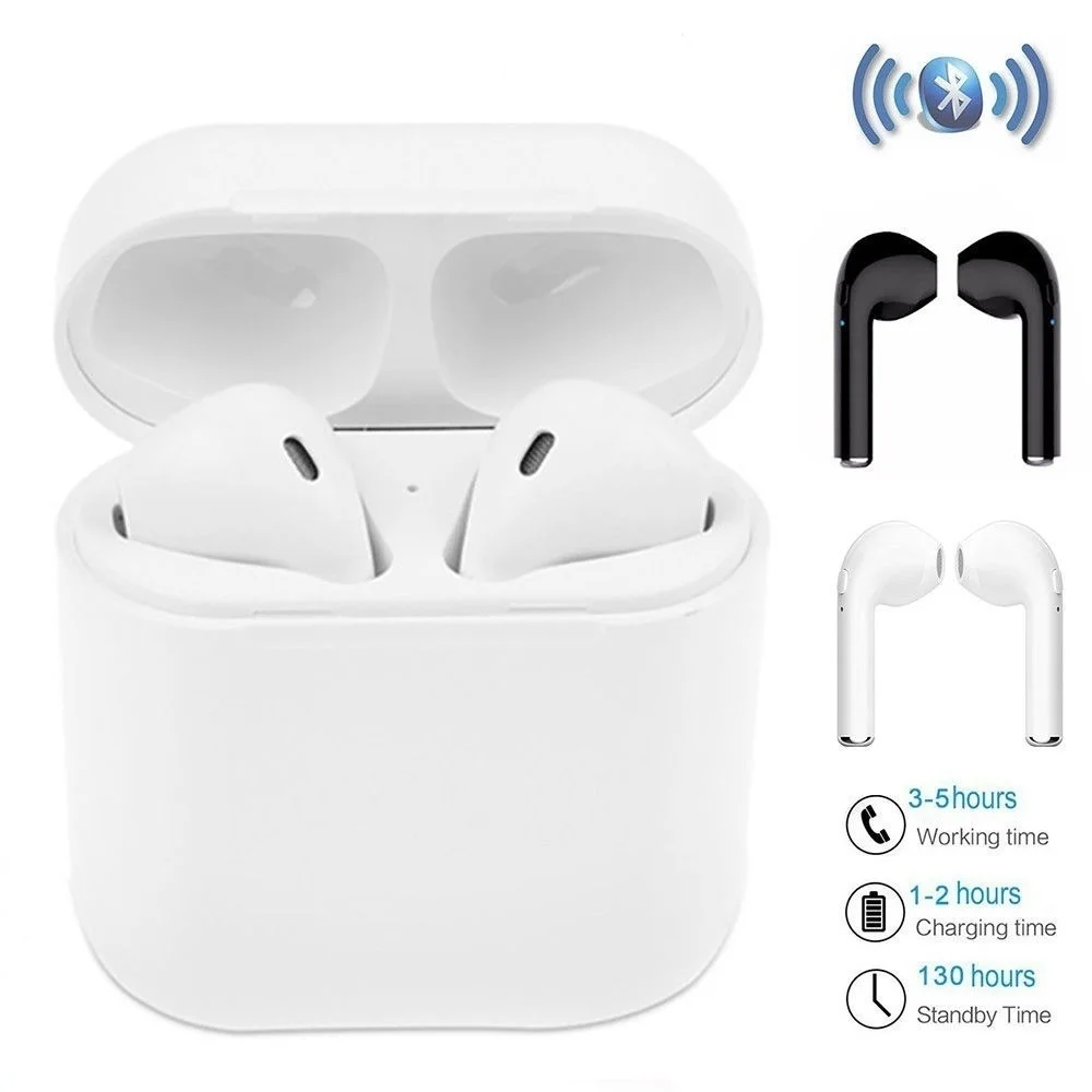 I7s TWS беспроводные наушники-вкладыши Bluetooth наушники-вкладыши гарнитура с микрофоном для телефона iPhone Xiaomi samsung huawei
