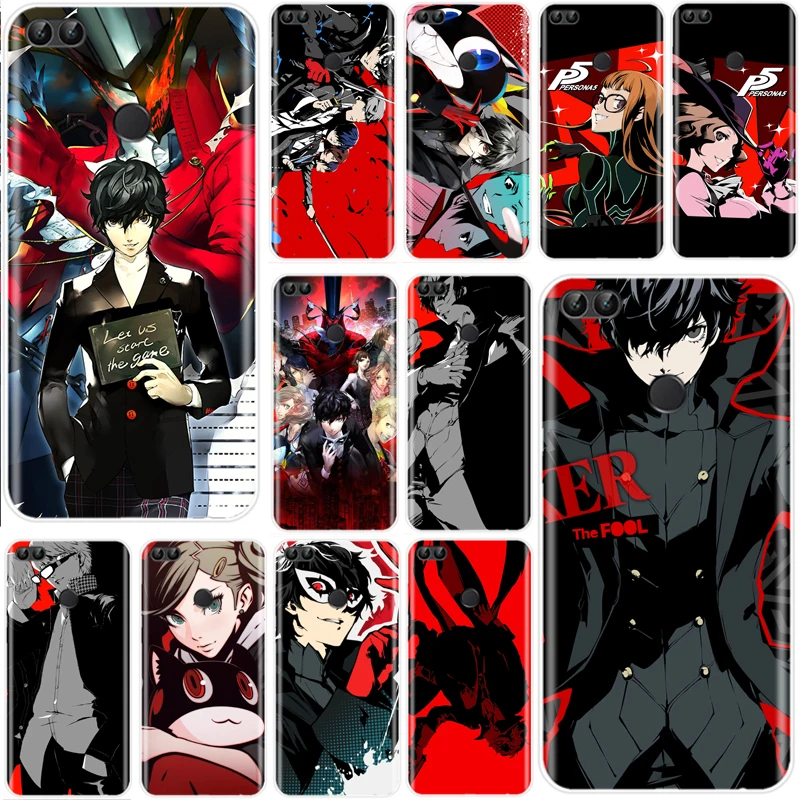 Силиконовый чехол для телефона Huawei P9 P10 P20 P30 lite PRO PLUS p5 P Persona 5 | Мобильные телефоны и