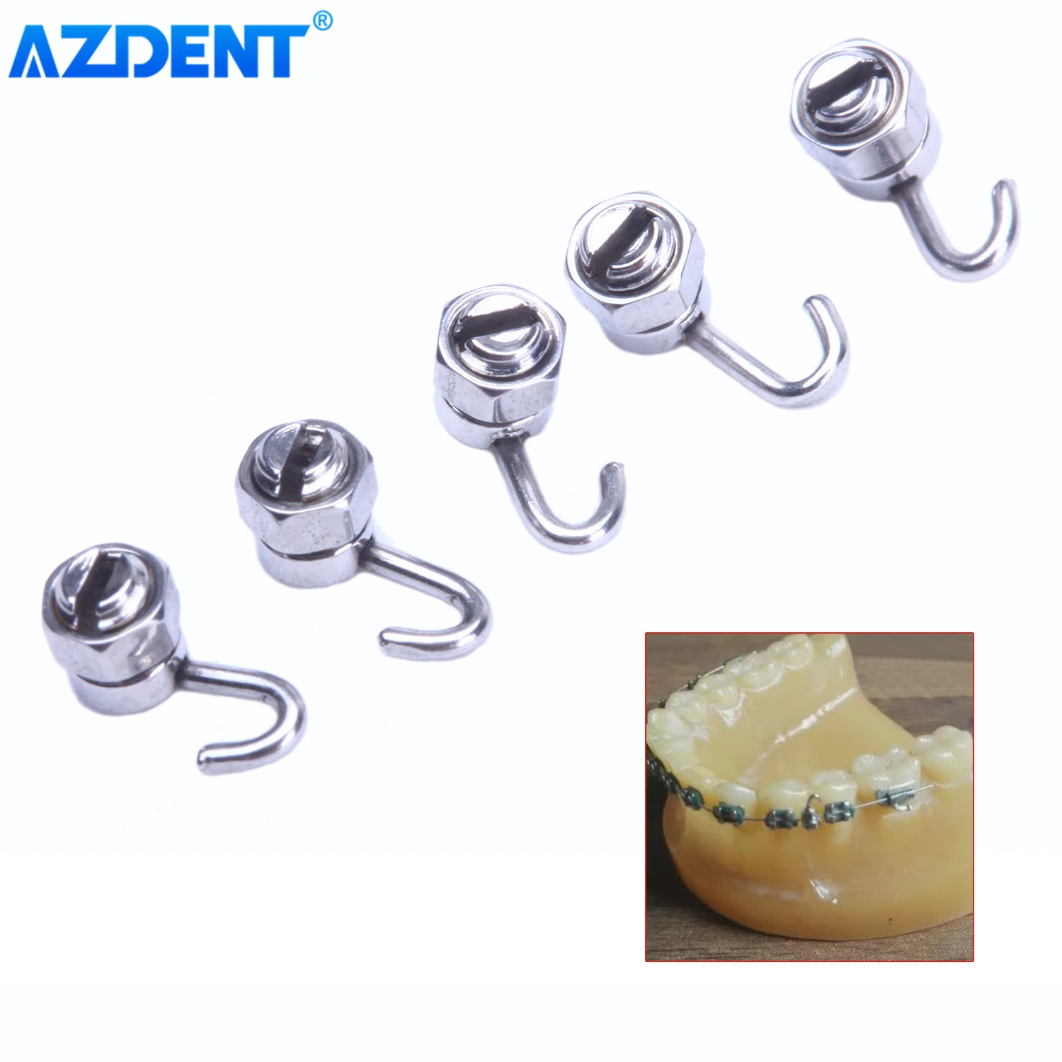 Зубная Ортодонтическая активность AZDENT обжимные крючки для фиксации левого и