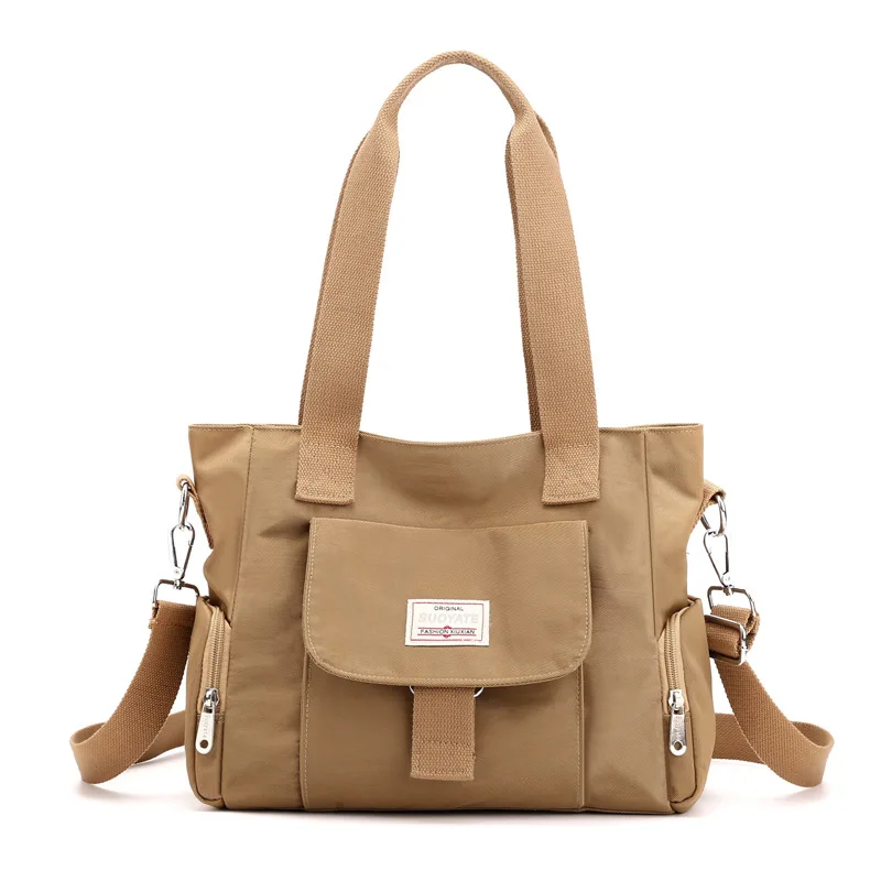 

2020 New Fashion Women's Bag High Quality Handbag Large Capacity Messenger Bag Simple Canvas Big Bag Mommy Bag Cloth Bag