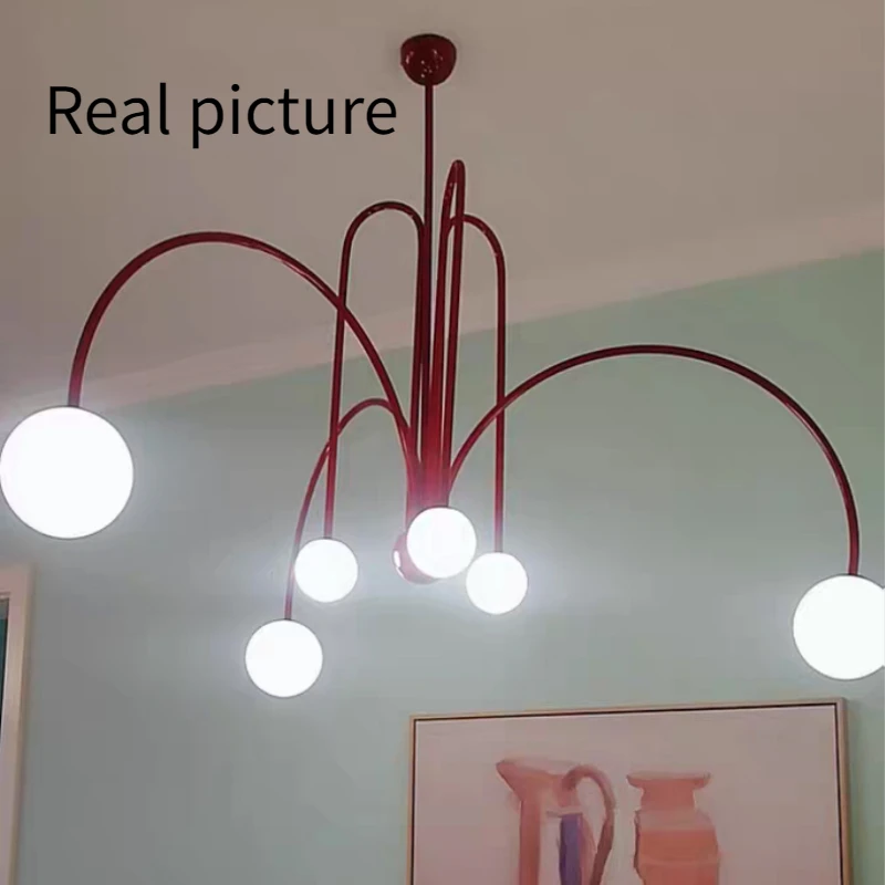 Nordic пост современный креативный Осьминог железа художественная люстра