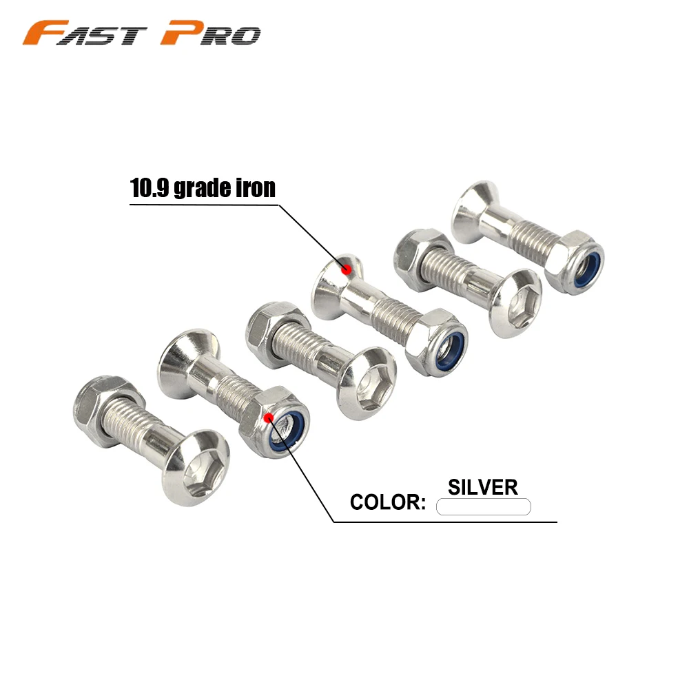 Мотоциклетные 6 шт. Звездочка винтовая крышка заглушка болт для KTM YAMAHA SUZUKI HONDA KAWASAKI