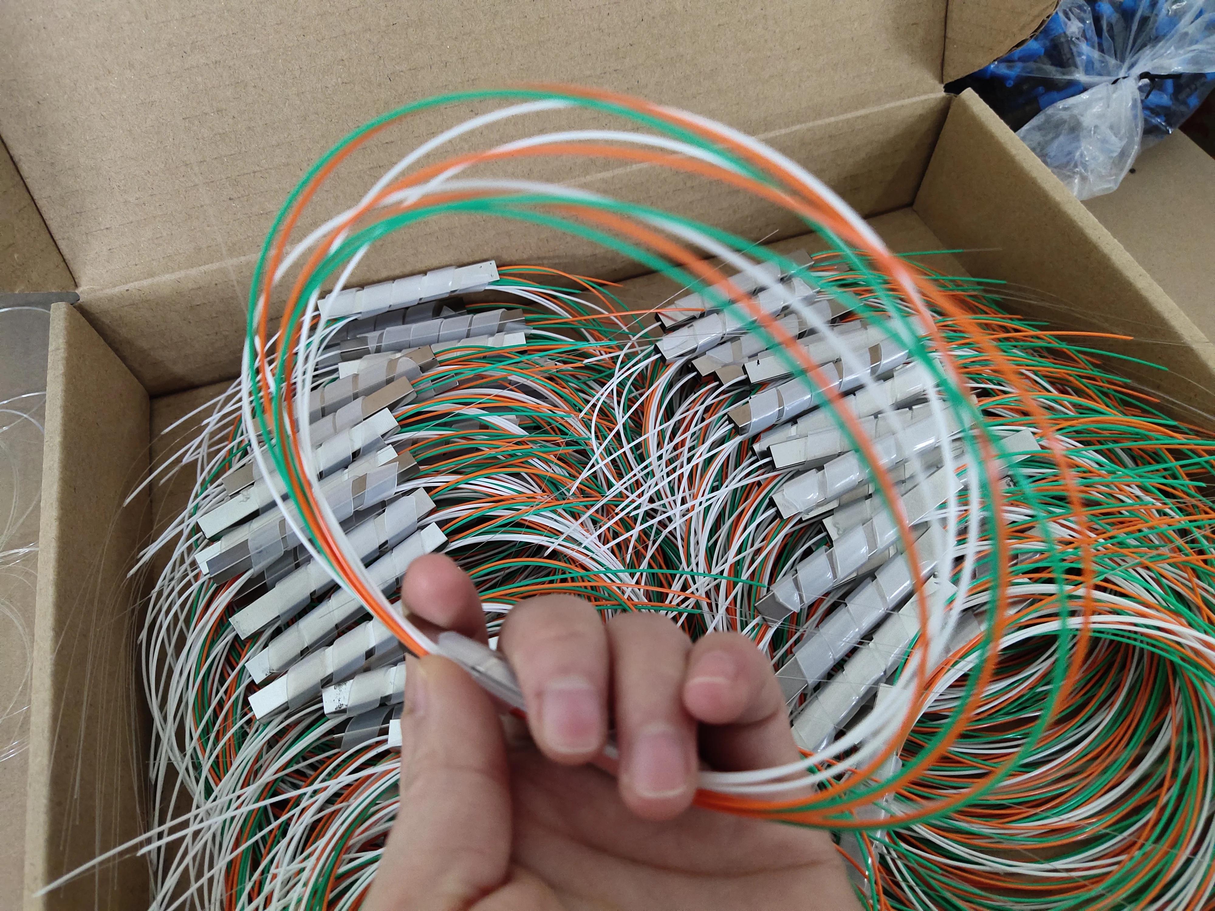 10 шт./лот волокно plc сплиттер 1x8 расцветок ПЛК волоконно оптический