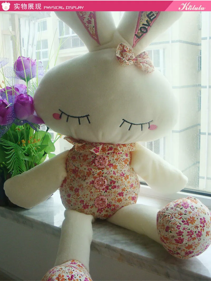 

59'' Easter Rabbit Plush Soft Toys Love Doll Baby Kids Birthday Gift 150Cm Toys Doll Xmas Birthday Girl Kids Valentine's Gift
