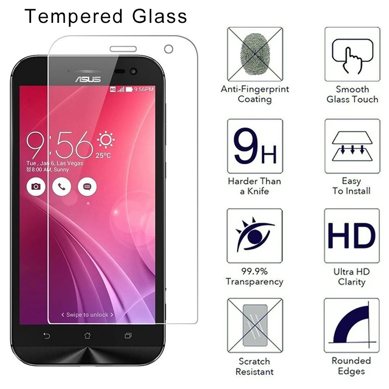 Защитное стекло для телефона Asus 2 3 Laser Deluxe 3S Max Ultra фронтальная пленка 4 Plus Pro