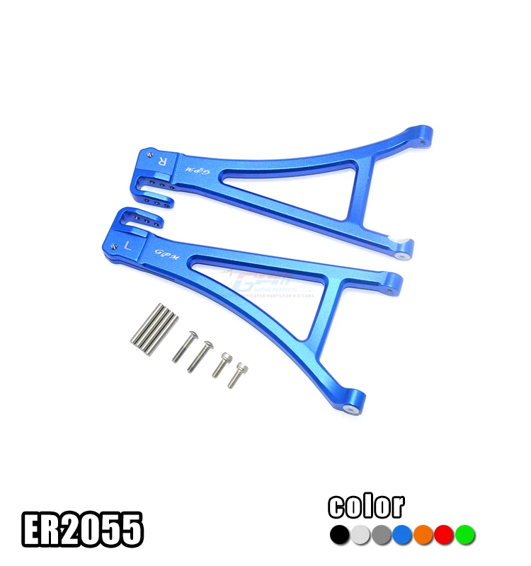 GPM TRAXXAS E REVO 2 0 86086 4 Алюминиевый сплав Передняя Нижняя рука пара ER2055|Детали и