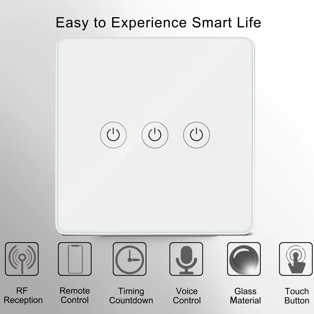 Умный светильник ель света Beelite Smart Life с поддержкой Wi-Fi ЕС США сенсорная панель со