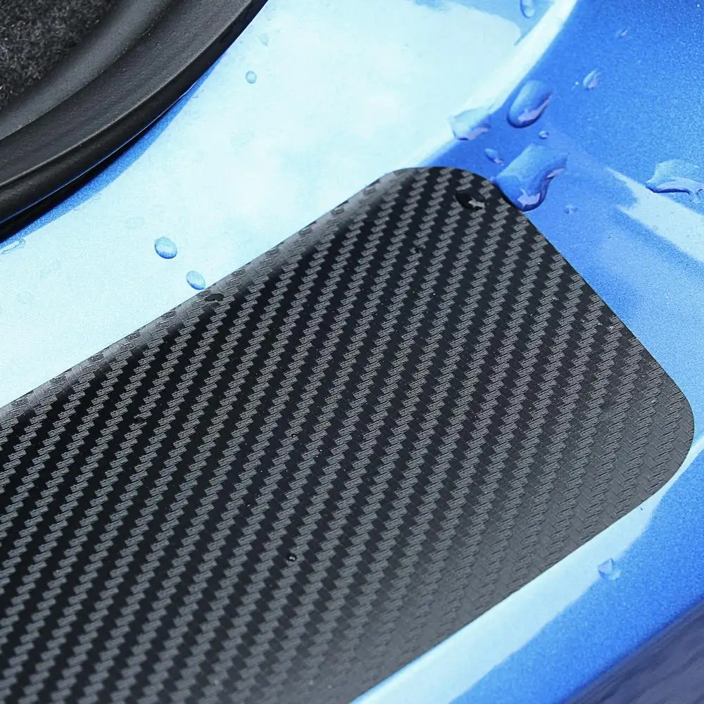 Car Styling Carbon Fiber Rear Bumper Trunk Stickers For Peugeot Jeep Harley-Davidson Buick Bentley Scania 6008 301 408 | Автомобили и