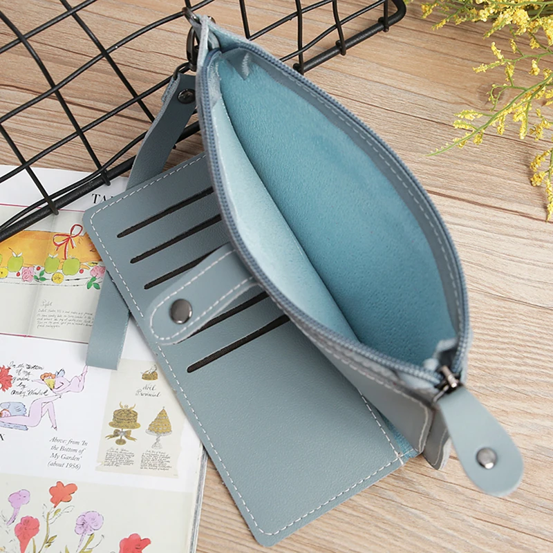 

Women Wallet Fashion PU Leather Magnetic Closure Stylish Female New Arrival Women Wallets Clip Coin Pocket For Femme