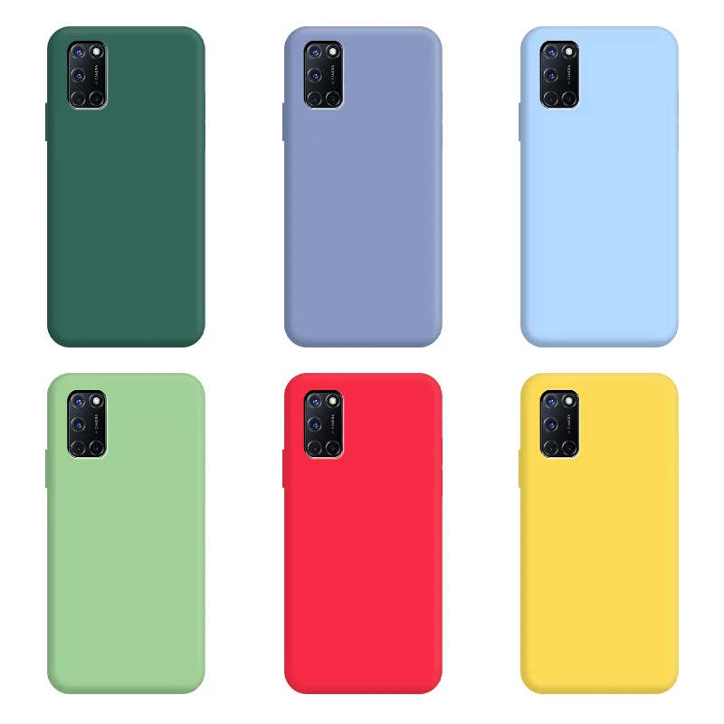 Aliexpress - For OPPO A72 Case A52 Protective Phone Shell Frosted Silicone Casing  Candy Color Colorful Soft TPU OPPO A92 Back Cover Popular