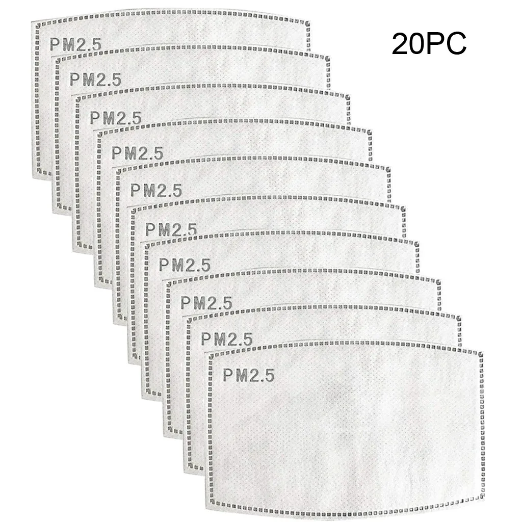 1-100 шт. 5-слойная маска с фильтром прокладка для детских масок дышащие защитные