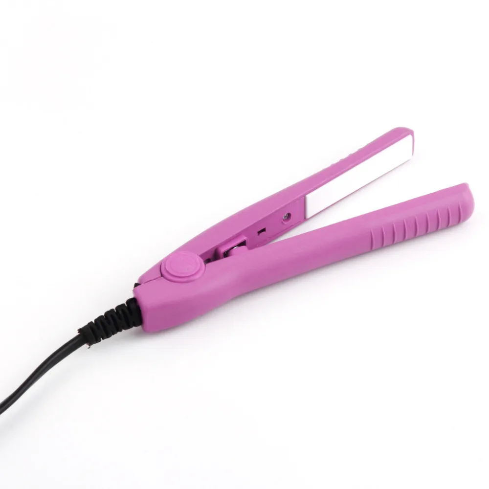 Мини дорожный Керамический выпрямитель для завивки волос с плоским утюгом