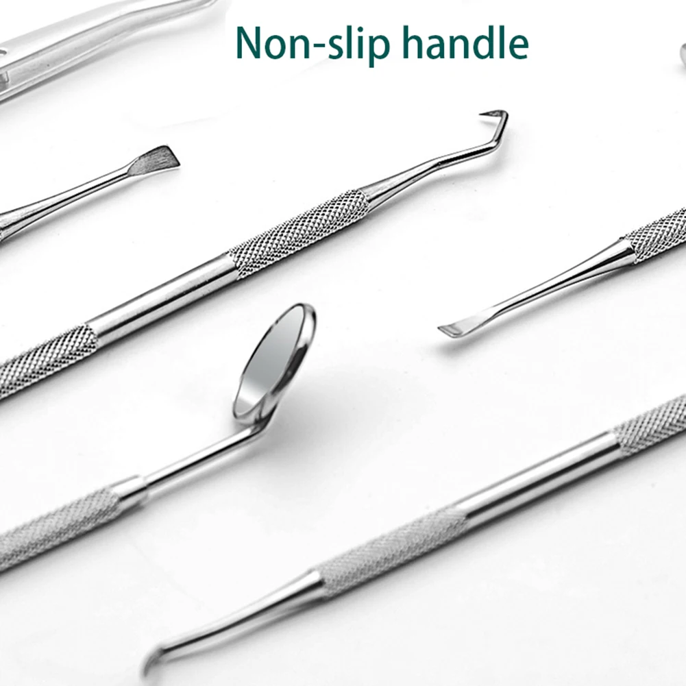 Стоматологическое зеркало Нержавеющая сталь стоматолог подготовлены набор